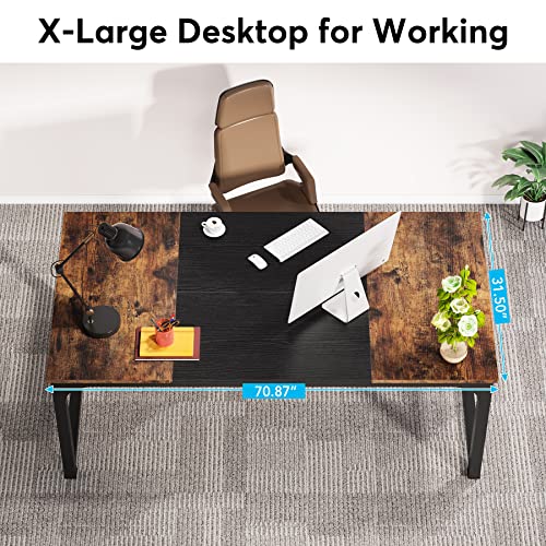 63 Inch White Computer Office Desk K3271