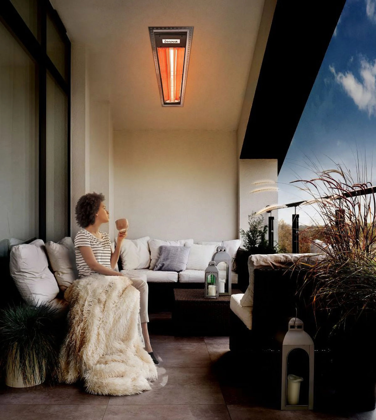 5000 Watt Electric Infrared Dual Element Heater P7588