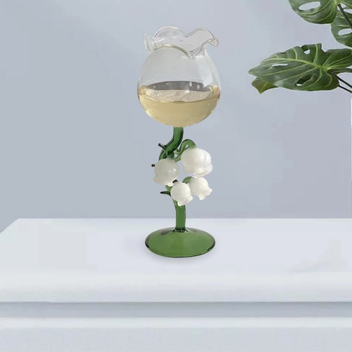 250ml Transparent Glass Goblet Y496