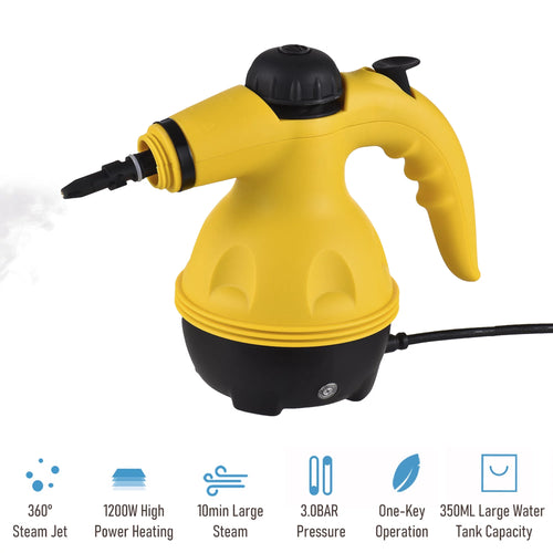 1000W Portable Handheld Steam Cleaner with 10Pcs Accessories T74005