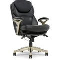 Black Leather Executive Chair P1716