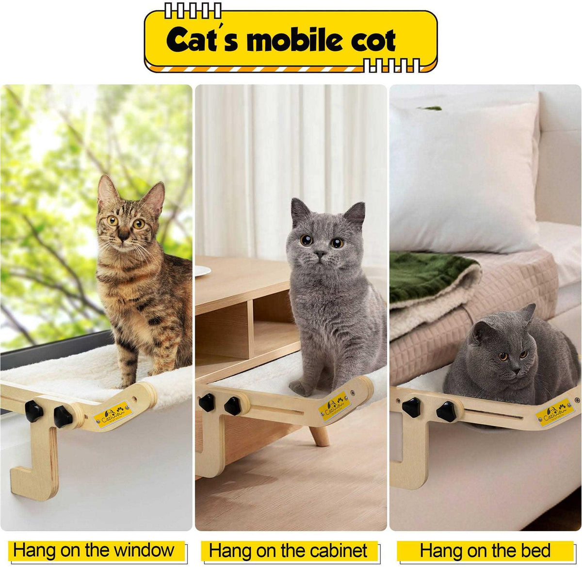 Indoor Cat Hammock Cat Window Perch Y622708