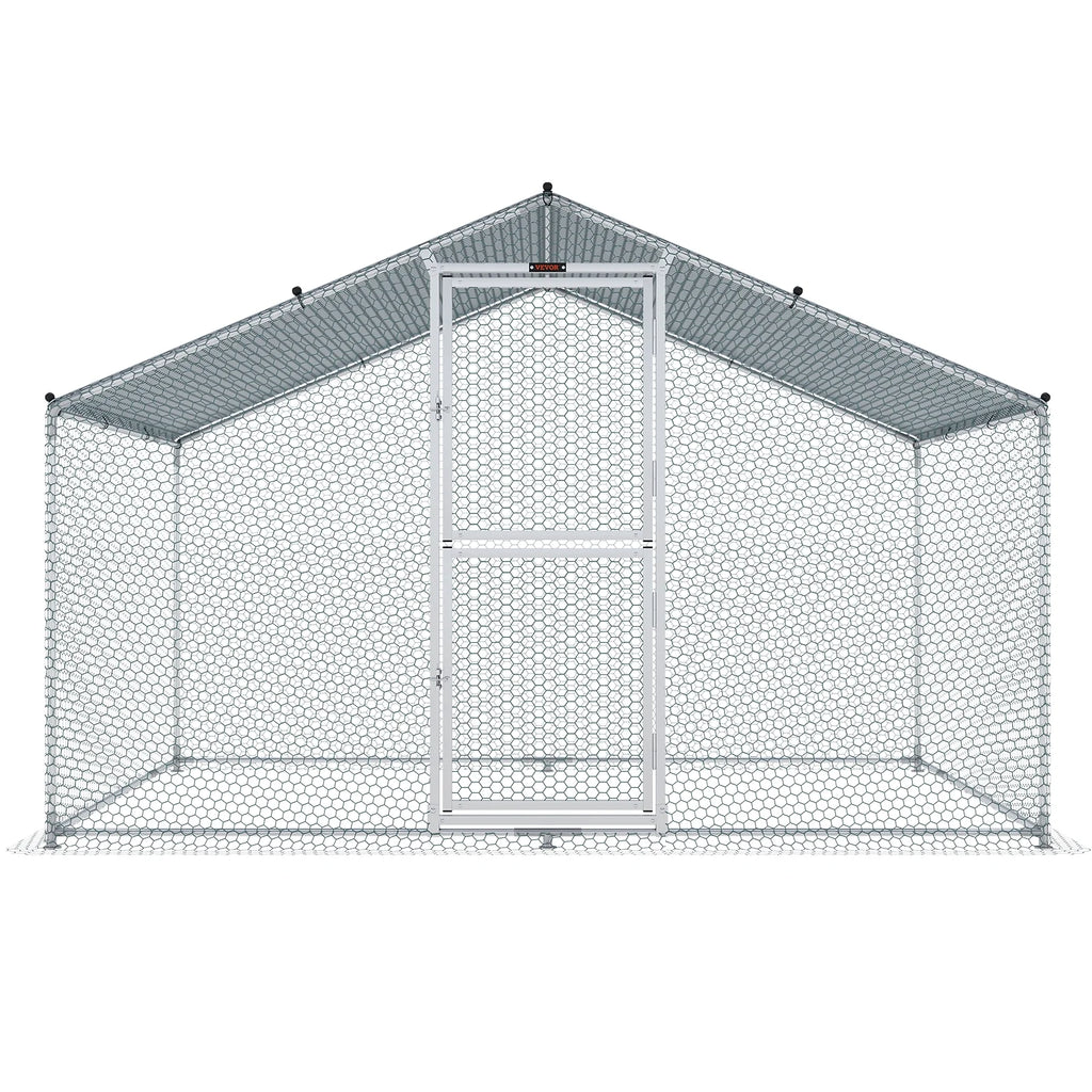 Large Metal Chicken Coop 6.6x9.8x6.6 ft L5934