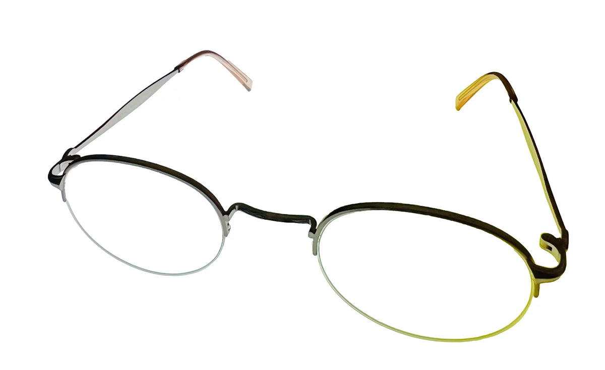 Violet Round Rimless Metal Eyewear Frame T521194
