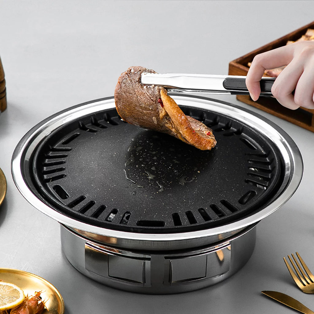 Charcoal Grill Non-stick Portable Stainless Steel BBQ T6278