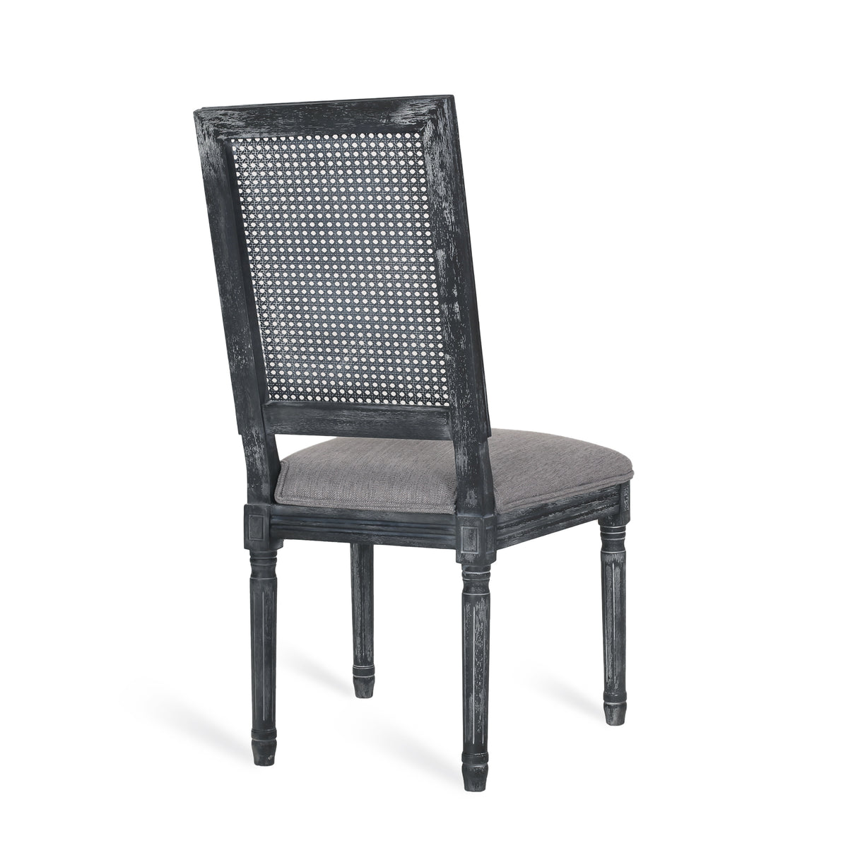 Gray Fabric Dining Chair Set of 6 X358