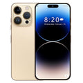 Unlocked Cell Phone 6.82" HD Screen 6+256GB Android 13 Smartphone Dual SIM Gold D989