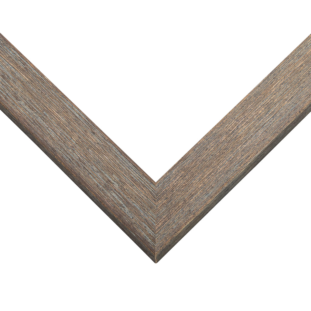 14x40 Knotty Brown Real Wood Picture Frame Z1065