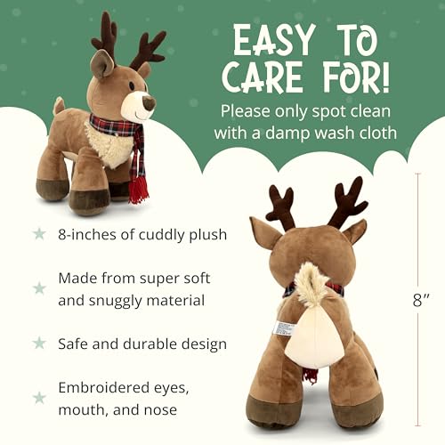 Plush Reindeer Stuffed Animal 8" K40540