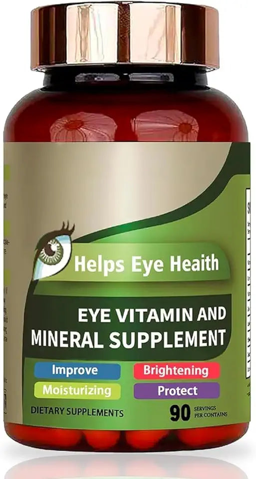 Lutein Eye Vitamin & Mineral Supplement with Zeaxanthin, 90 Capsules O44849