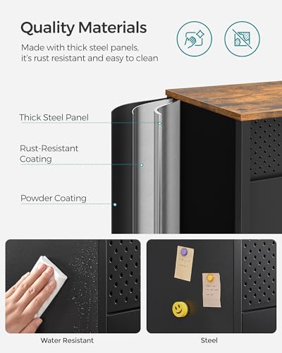Metal Storage Cabinet with 2 Doors N371228