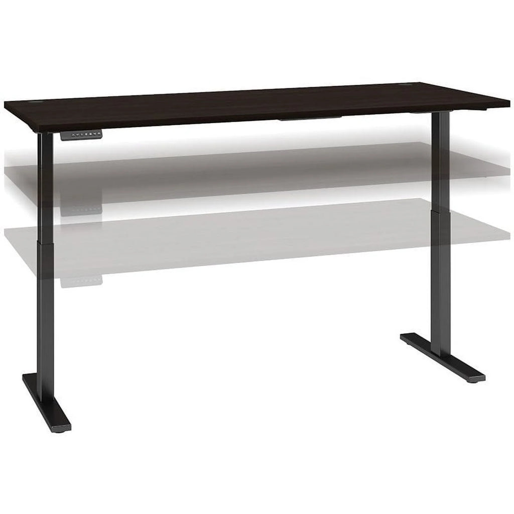 Height Adjustable Desk in Black Walnut L510381