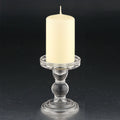 4.5" Clear Glass Candle Holder N795451