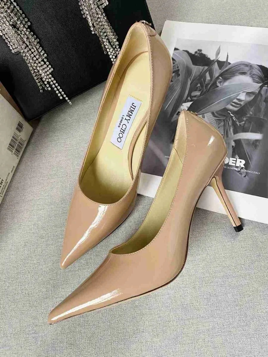 Nude Calf Leather Pumps W29967