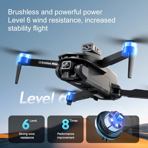 GPS Drone with 4K HDR Camera, 90 Mins Flight Time, Black K203