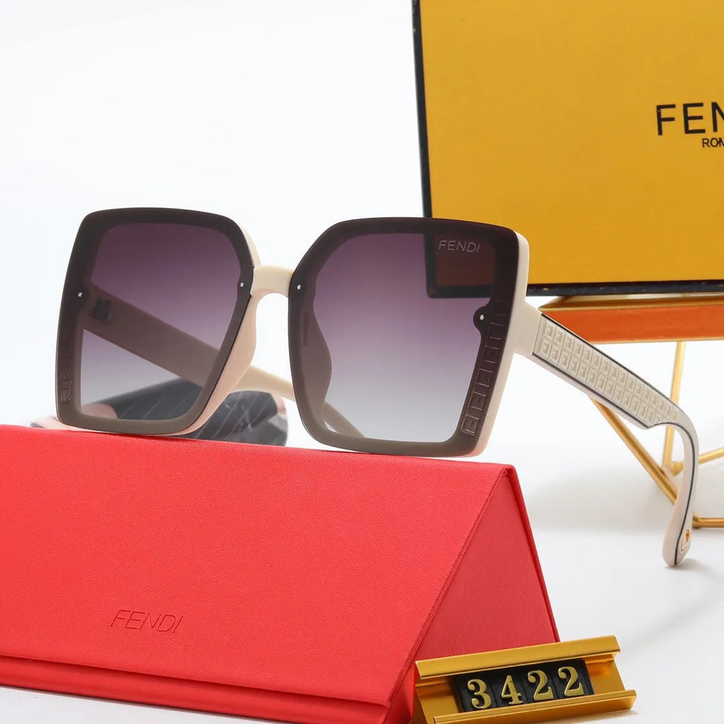 Fashion Double F Frame Polarized Sunglasses N4420