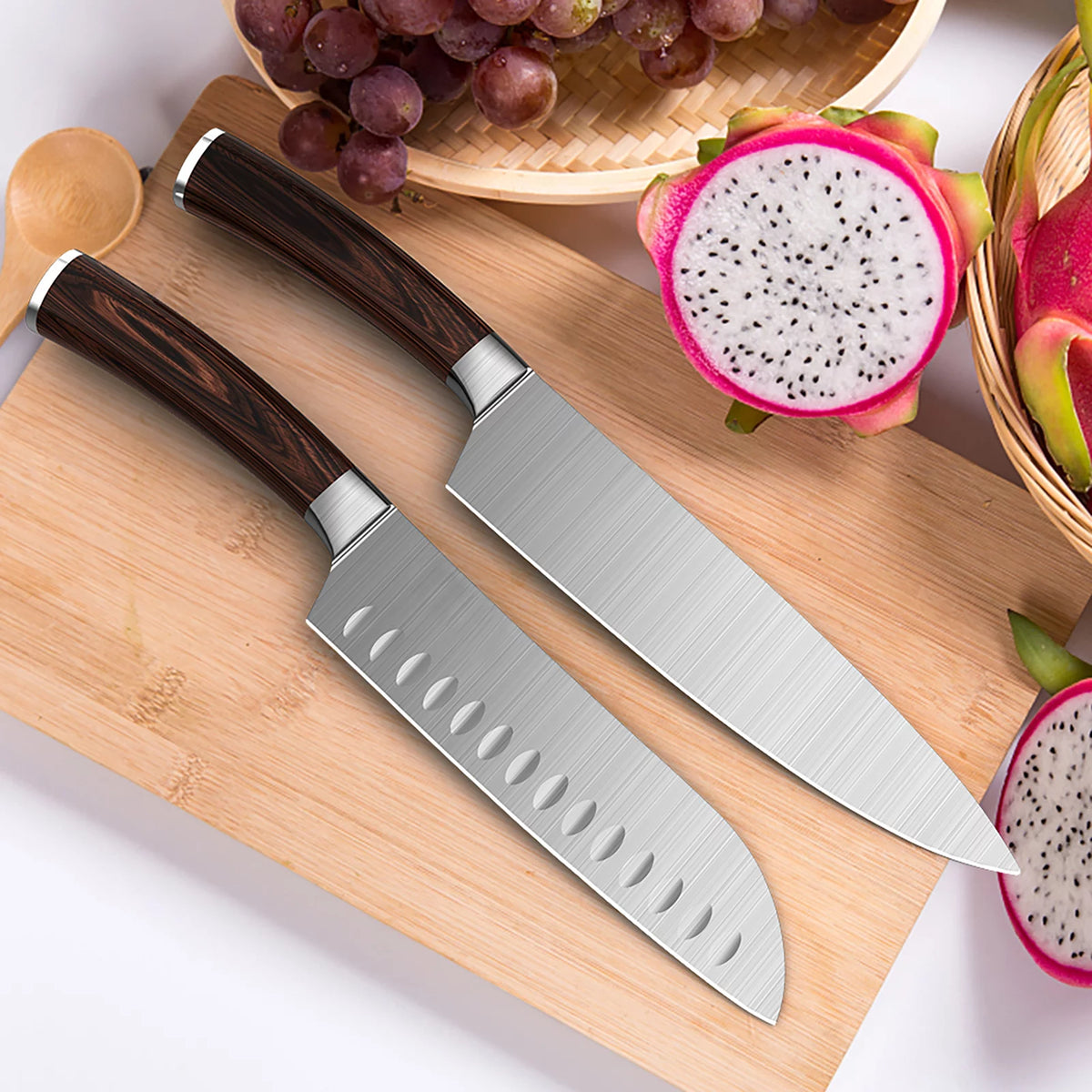 2 Piece Stainless Steel Kitchen Knife Set H5528