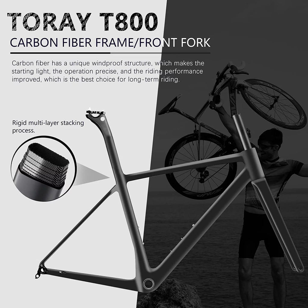 Carbon Road Bike 700C Carbon Frame 22 Speed B265
