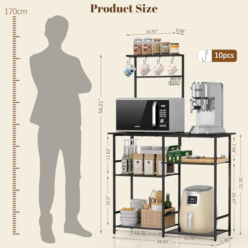 6-Tier Kitchen Baker's Rack with Storage M888321