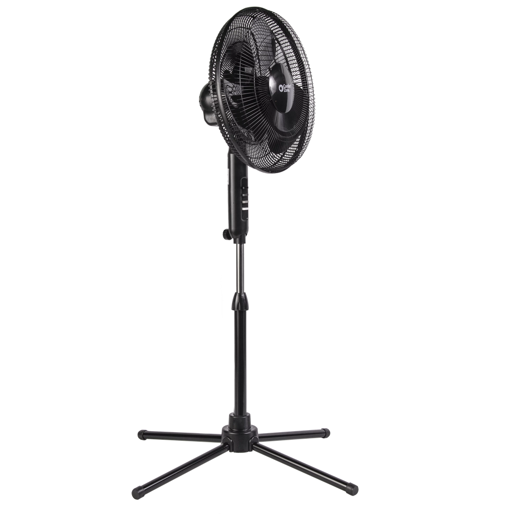16” Oscillating Pedestal Fan, 3-speed, Adjustable Height and Tilt, Black K884