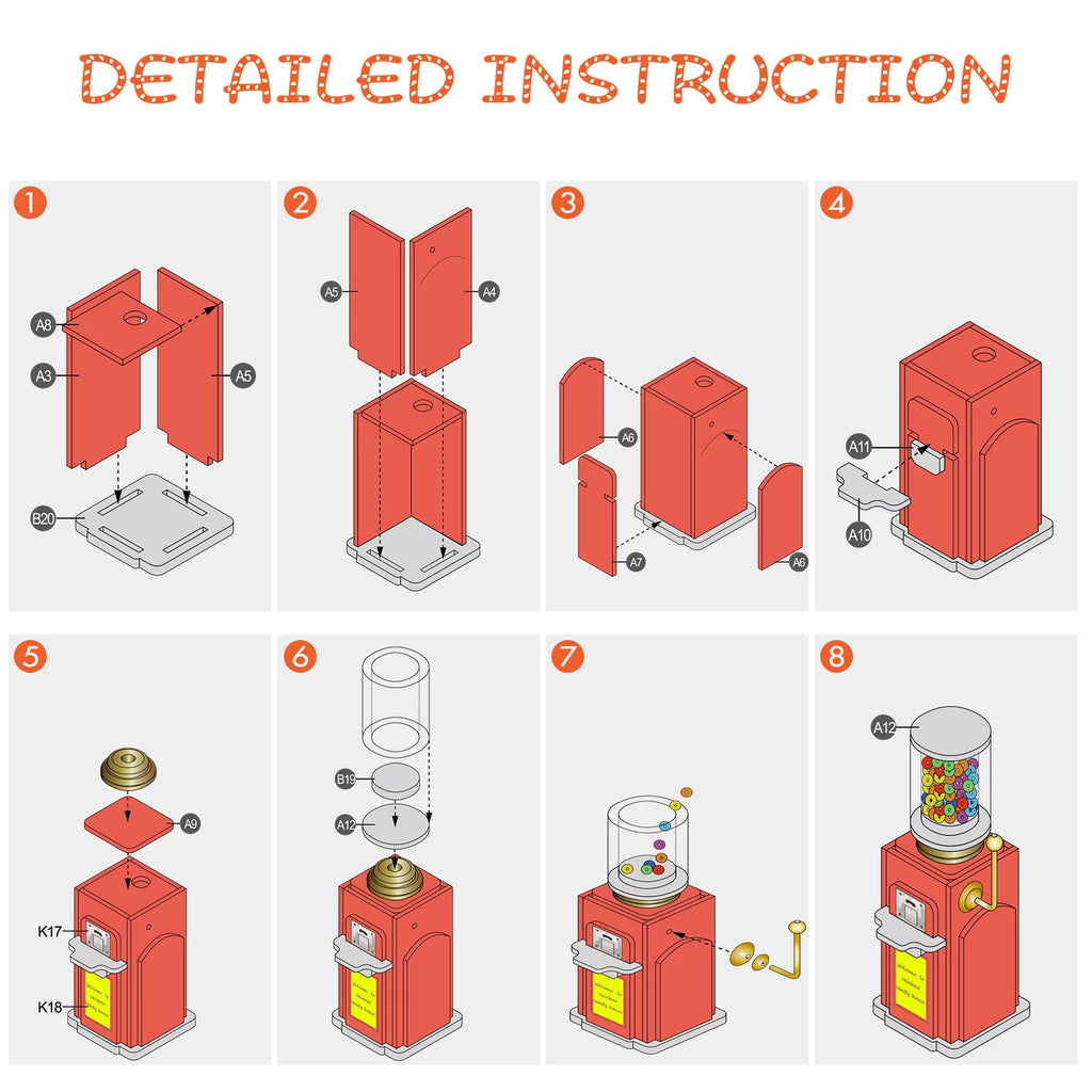 DIY Miniature House Kit 1:24 Scale L663