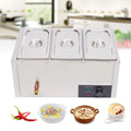 Commercial Electric Stainless Steel Food Warmer with 3 Pan G9956