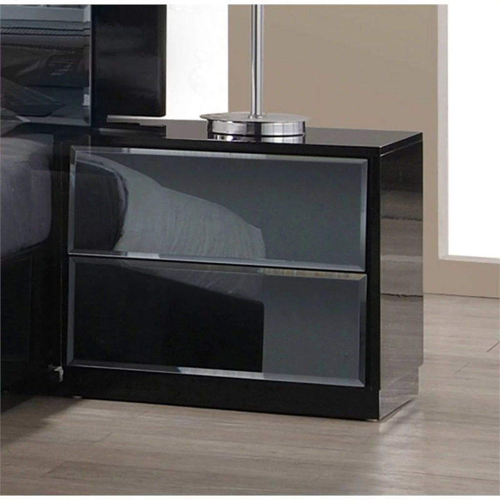 2-Drawer Wood Nightstand Set of 2 B49779