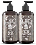 Beard Wash & Beard Conditioner Peppermint & Eucalyptus 34 Oz K6562