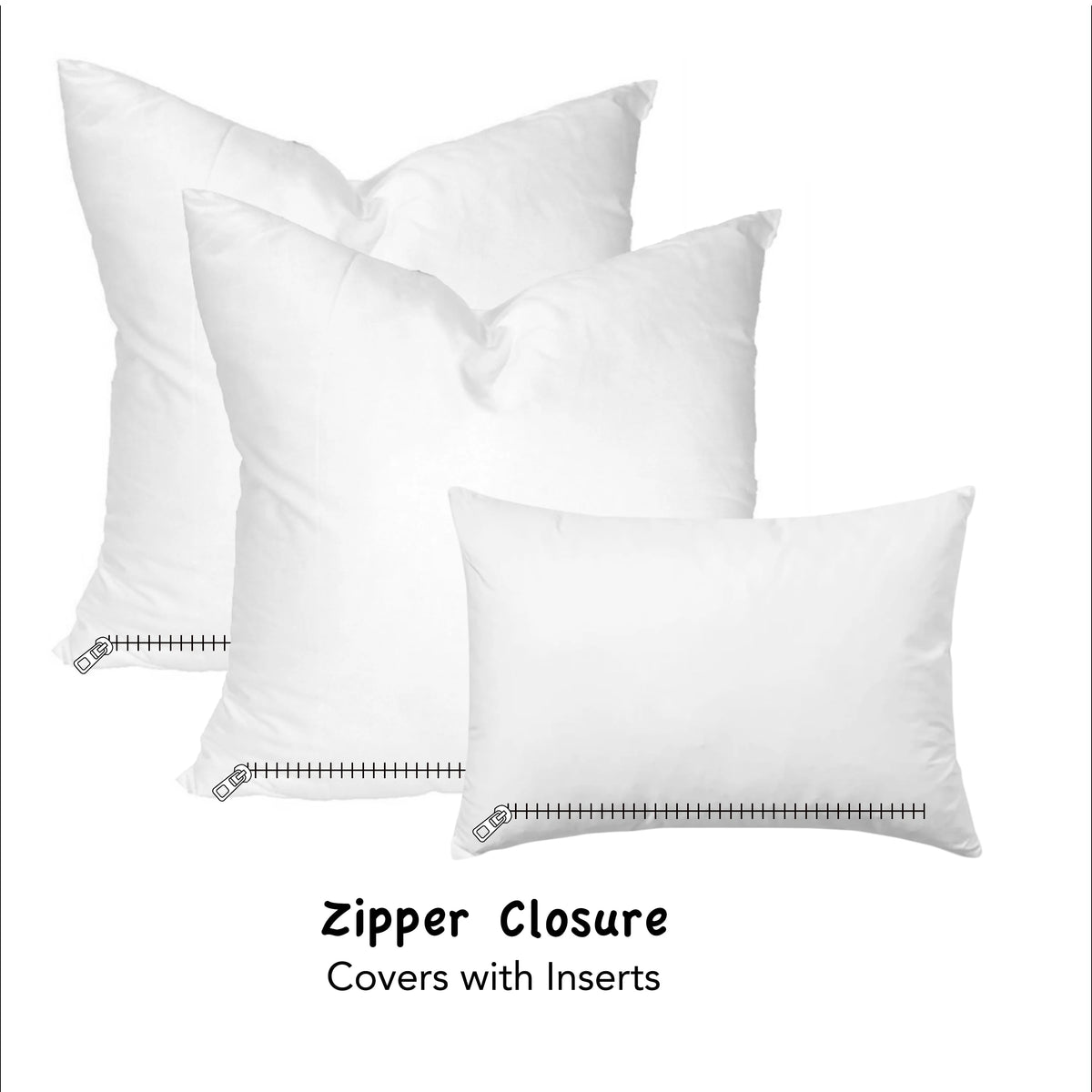 Indoor/Outdoor Soft Pillow with Zipper Cover 12 x 24 A4780