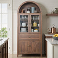 Pantry Cabinet with Drawer, 2 Cabinets and 6 Door Shelves, Adjustable Shelves, 71.65" N212