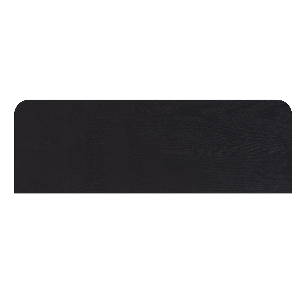 Black Solid Wood Veneer Storage Cabinet with Three Doors B5646