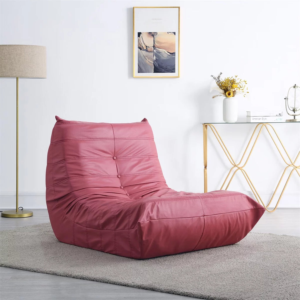 Oversized Armless Lounge Chair with Backrest J98007