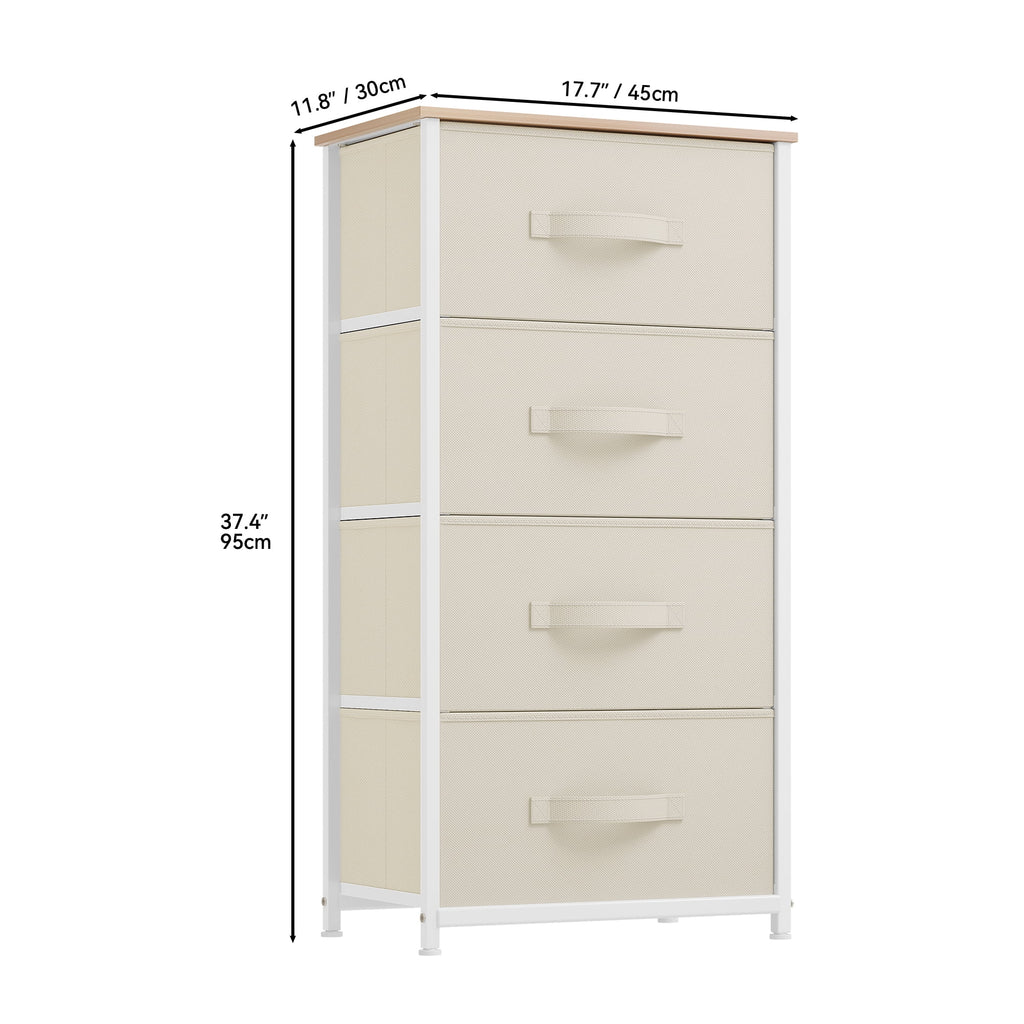 Fabric 4 Drawer Dresser A998346