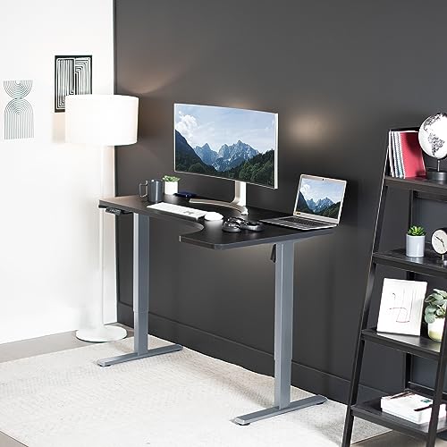 Electric Corner 58 x 35 in L-Shaped Standing Desk F556592