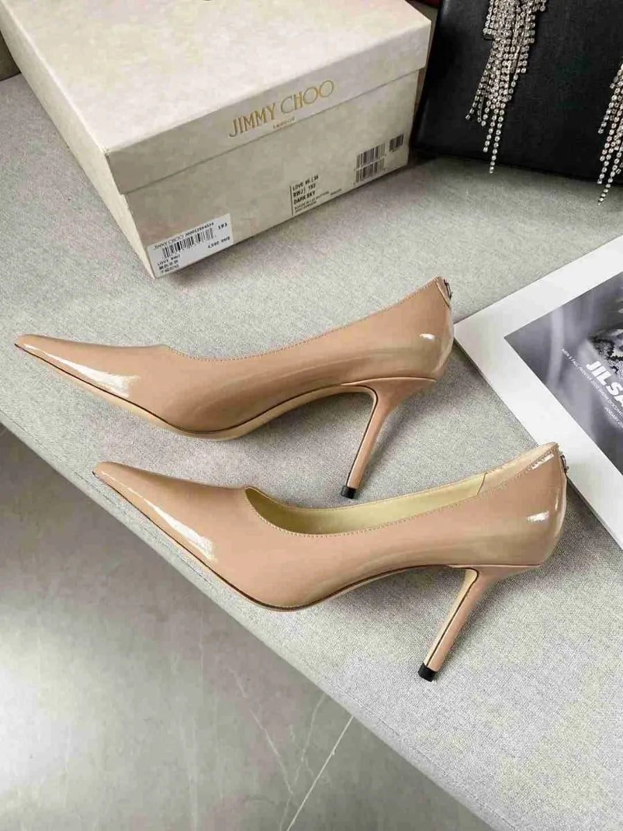 Nude Calf Leather Pumps W29967