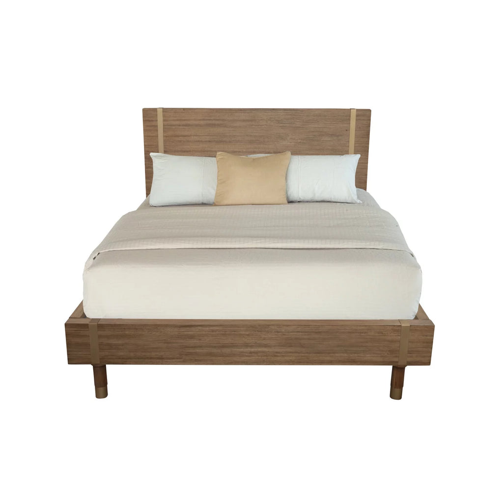 King Wood Platform Bed Z663903