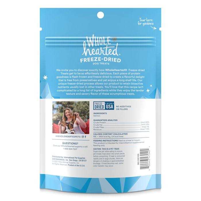 Salmon Freeze Dried Dog Treats V18522