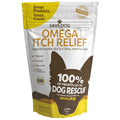Omega Itch Relief Dog Supplement with Vitamin E Flax Oil and Salmon Oil 70 Chews A68808