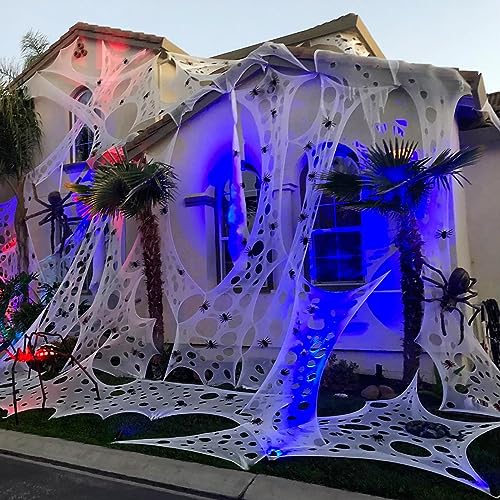 4 lb Giant Elastic Spider Web Halloween Decoration B127038