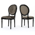 Gray Velvet Dining Chairs Set of 2 C380
