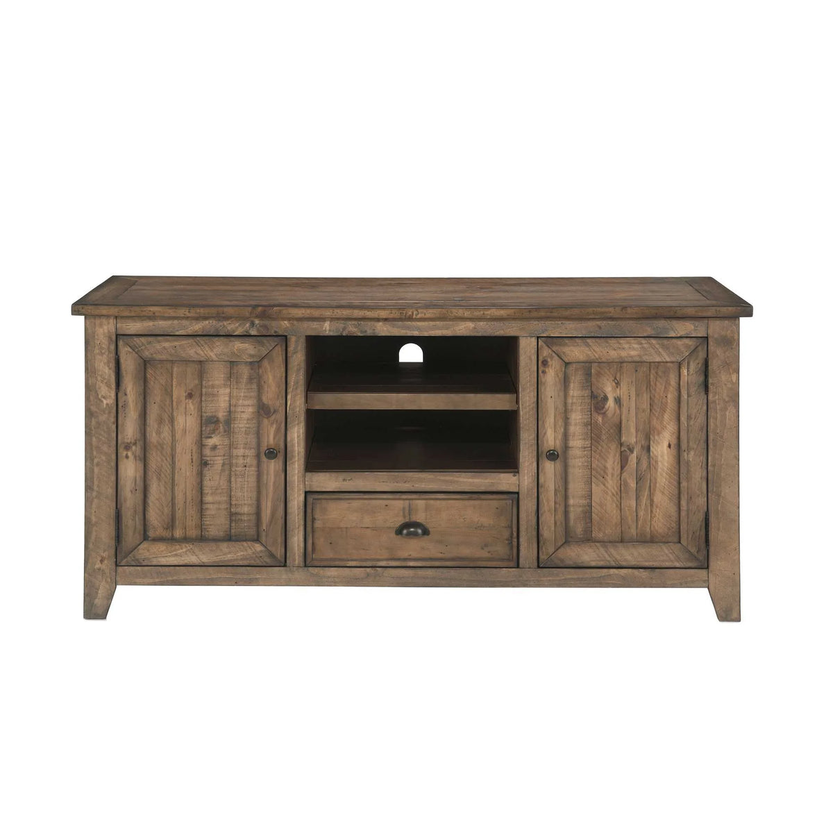 Wooden TV Stand with 2 Cabinets and 1 Drawer D16696
