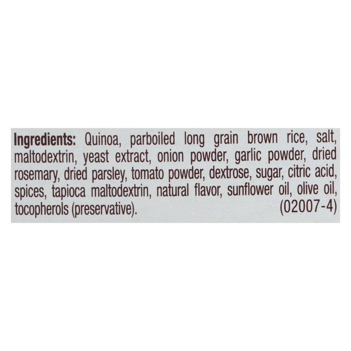 Rosemary and Olive Oil Quinoa, 4.8 Ounce H68003