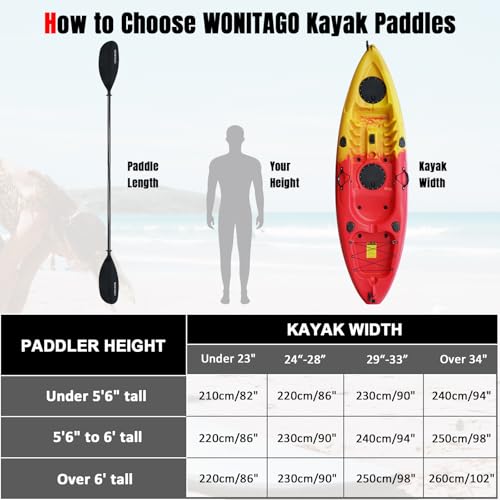 Adjustable Carbon Fiber Kayak Paddle R34413