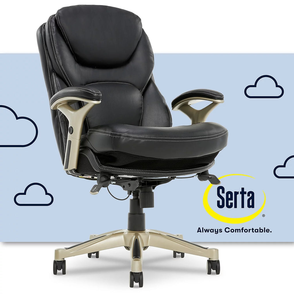 Black Leather Executive Chair P1716