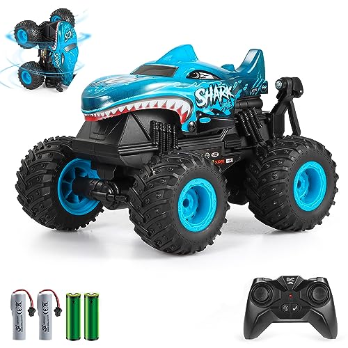 Remote Control Dinosaur Monster Truck with Music and 3 Lighting Effects X36905