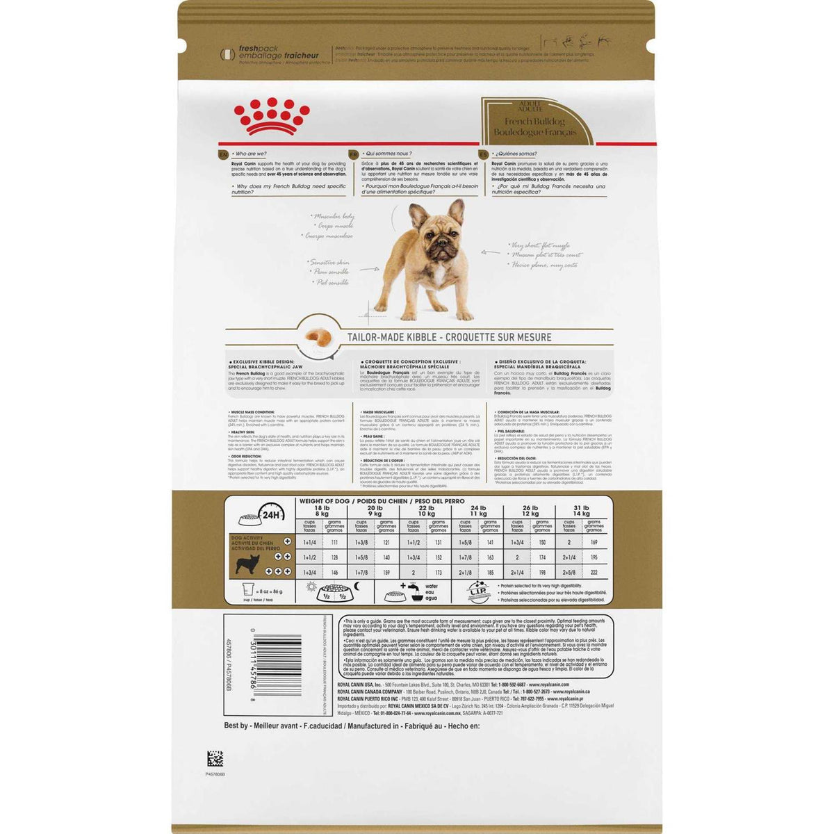 Adult Bulldog Dry Dog Food M3624