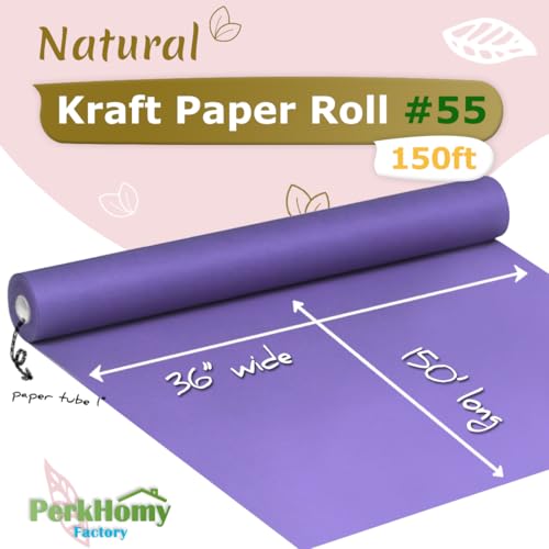 Brown Kraft Paper Roll 36" x 150' 80GSM U4755