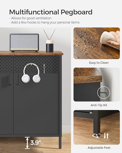 Metal Storage Cabinet with 2 Doors N371228