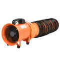8" Utility Blower Extractor Fan with 16ft Duct Hose D7329