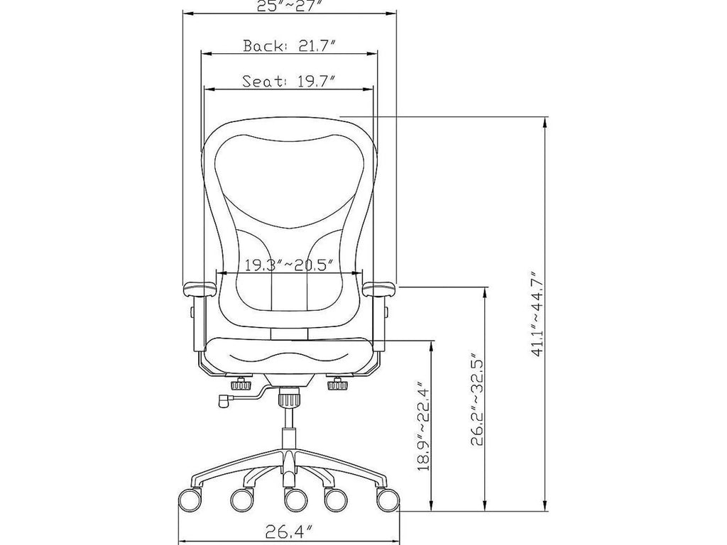 Black Executive High-Back Chair O3448